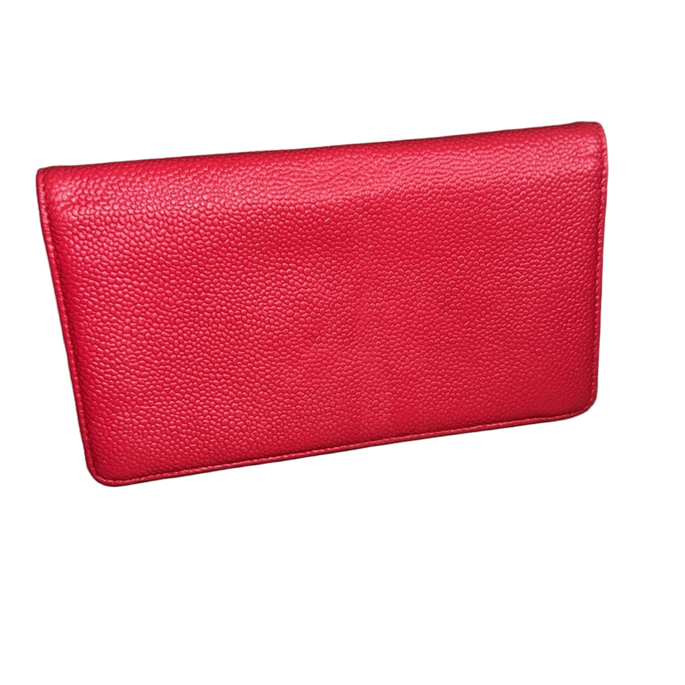 Chanel Red Leather Wallet - Picture 3 of 6